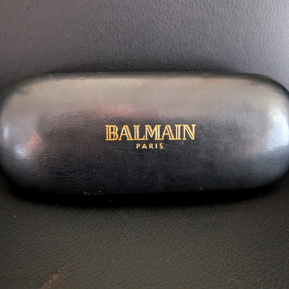 Balmain Paris Authentic Clam shell Sunglasses Case